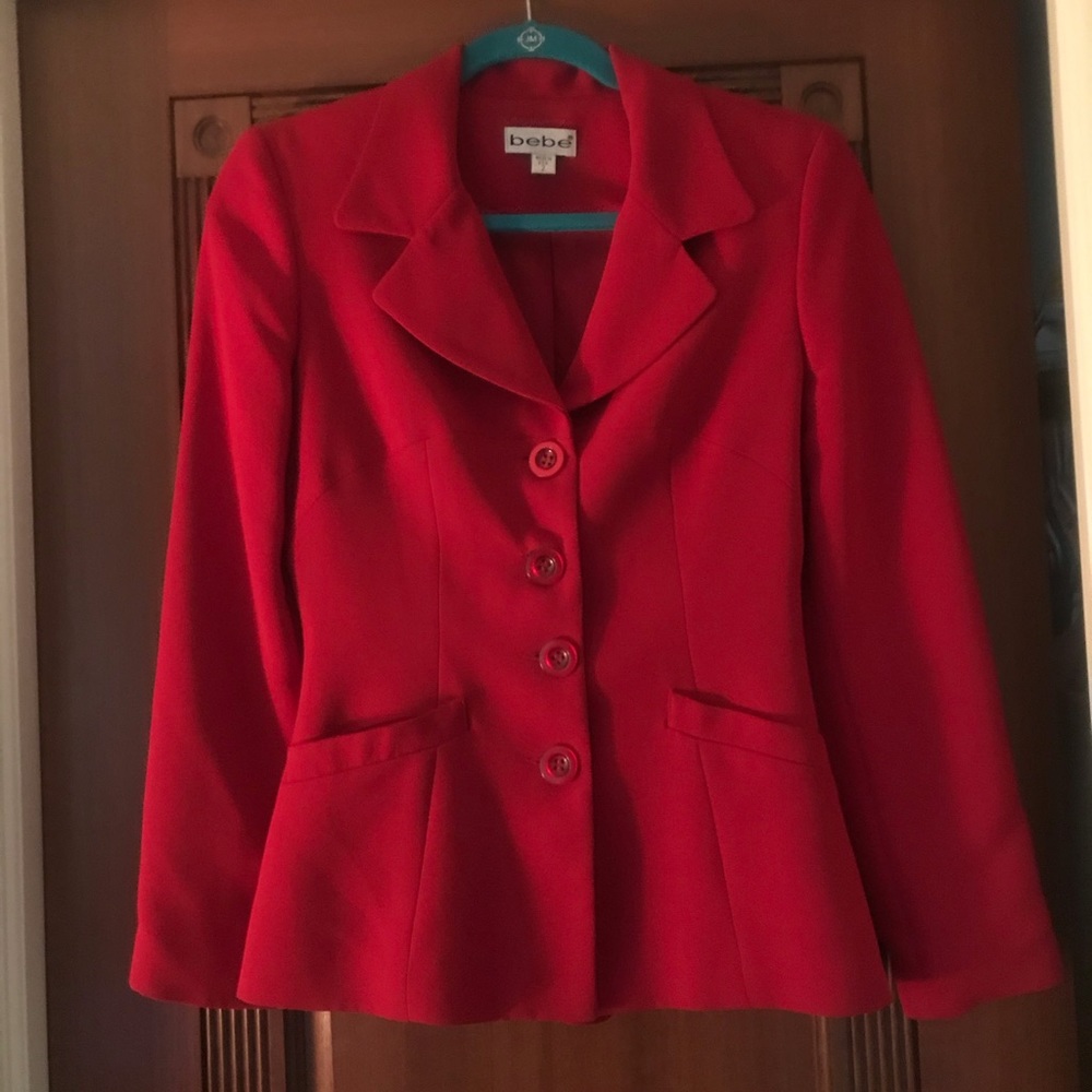 Bebe Red Blazer